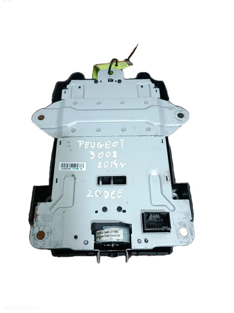 PEUGEOT 3008 I 09-16 wyświetlacz ekran 9808381480-01 * - 2