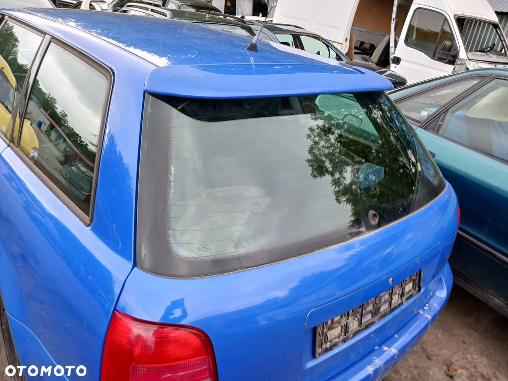 Klapa bagażnika Audi A4 B5 FL Lift Avant Kombi LZ5M szyba mechanizm blenda mikrostyk tylnej klapy spojler - 3