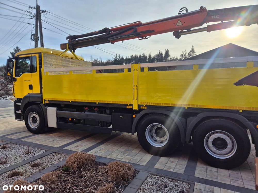 MAN TGS 26.440 6X2 HDS ATLAS TEREX 165 BUDOWLANY Sprowadzony - 8