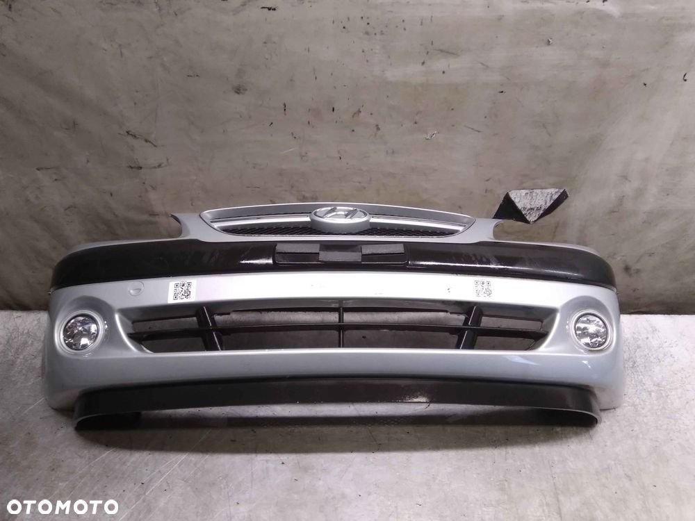 + ZDERZAK PRZÓD PRZEDNI DO HYUNDAI GETZ LIFT FL CS SREBRNY HALOGENY - 1