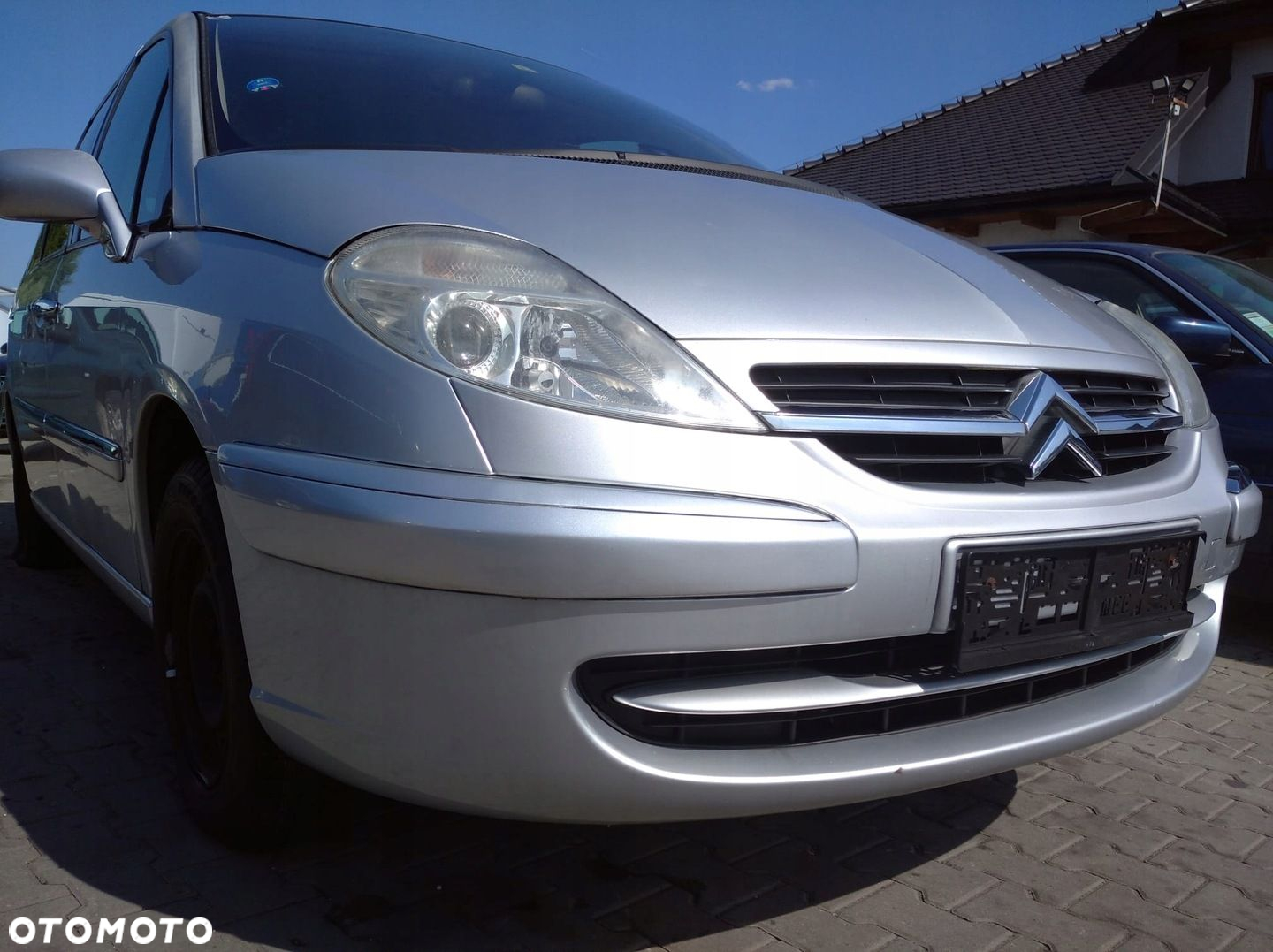 CITROEN C8 EB 2008-2014 LIFT ZDERZAK TYŁ CHROM  PDC SREBRNY EZR - 8