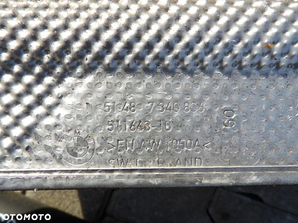 BMW - G30 - OSŁONA , IZOLACJA TERMICZNA TŁUMIKA - 7346836  511643-10 - 2