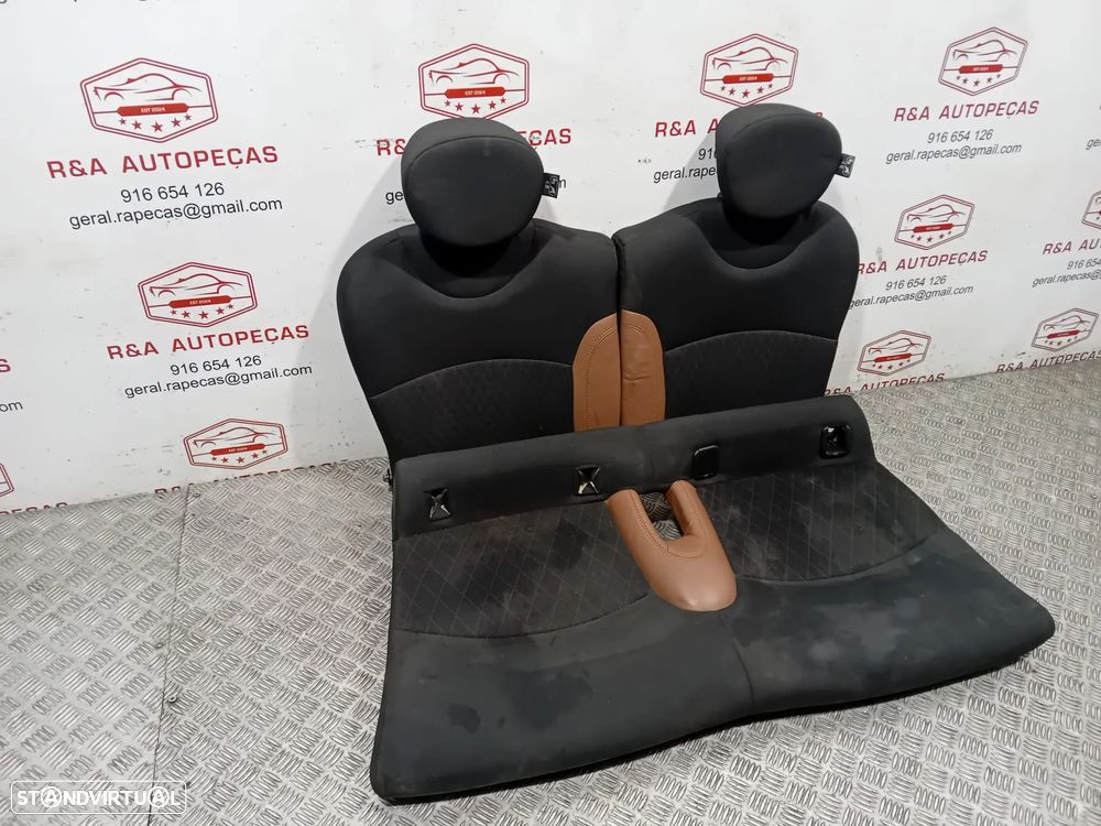 Conjunto de Bancos Mini Cooper S R56 Pele Tecido Original - 6