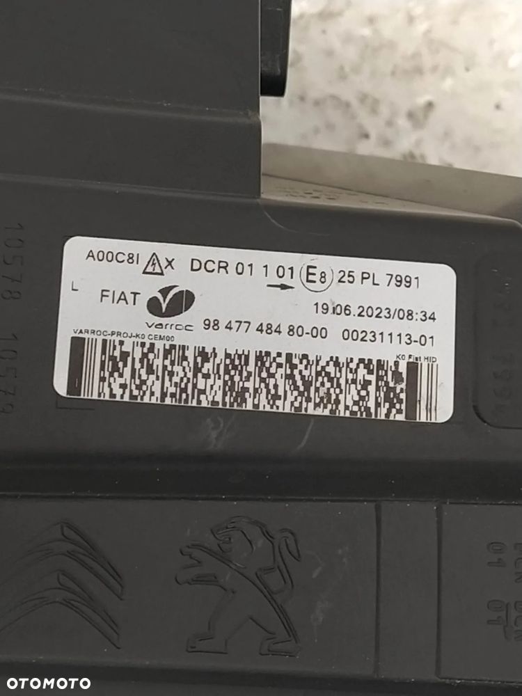 CITROEN JUMPY SPACETOURER LAMPA LEWA PRZÓD PRZEDNIA REFLEKTOR XENON ORYGINAŁ - 6