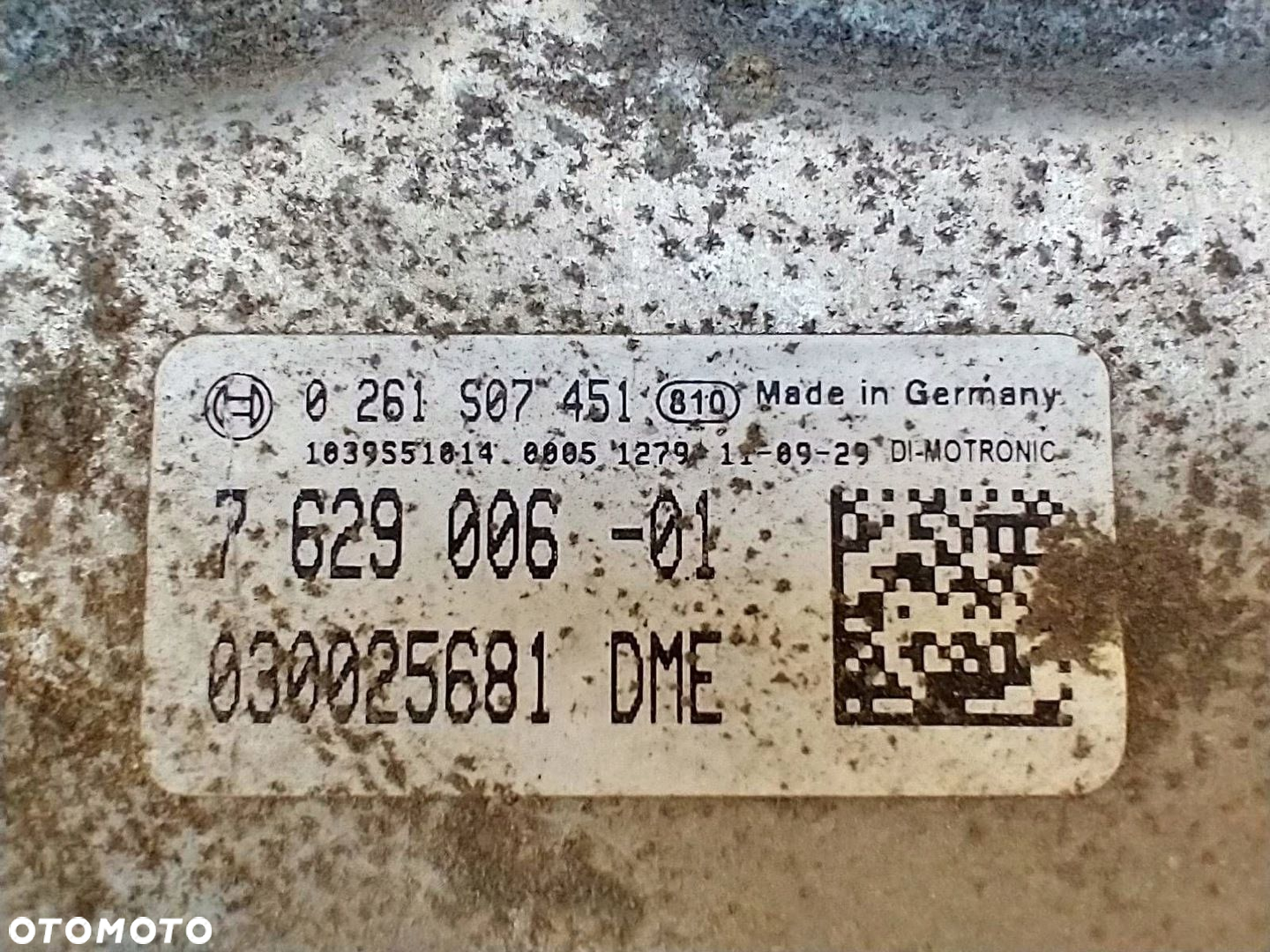 BMW X1 E84 Z4 E89 2.0 i MODUŁ STEROWNIK SILNIKA ECU 7629006 0261S07451 - 6