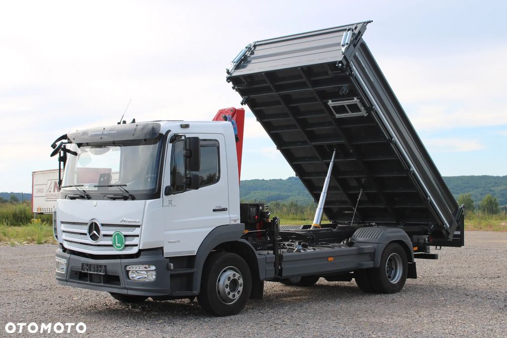 Mercedes-Benz Atego 1524 Nowy 3-stronny Wywrot Kiper Wywrotka Nowy żuraw HDS HMF 810 K2 Fassi Palfinger Hiab DN HC TGL TGM Midlum Eurocargo LF FL - 10
