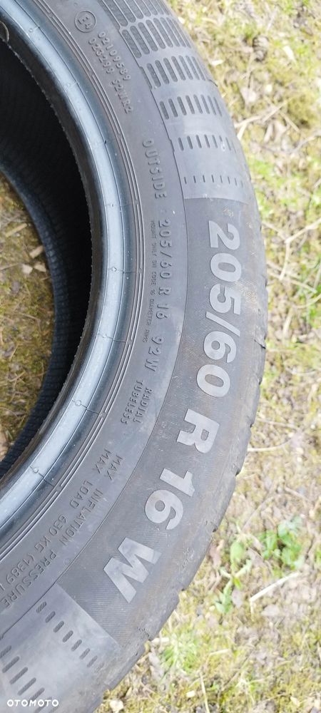 205/60/16 continental contiecocontact5 - 2