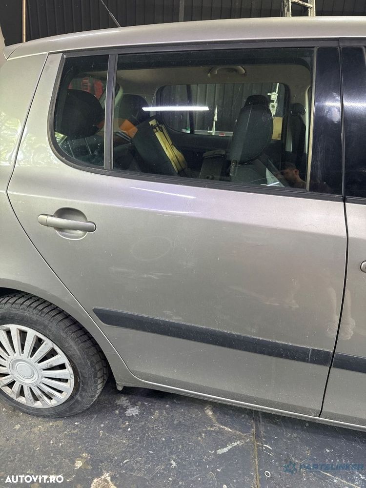 Usa portiera spate dreapta SKODA FABIA II 542 2006 - 2014 , gri LF8H - 1