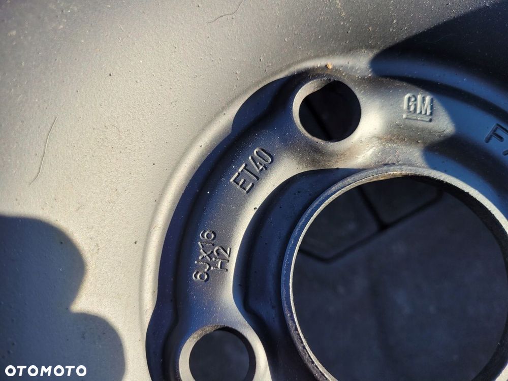 FELGA STALOWA Opel 16 ET40 6J ASTRA H ZAFIRA B CORSA D E 4x100 - 6
