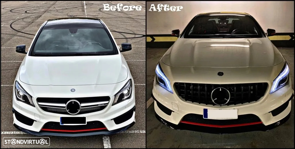 Grelha Mercedes CLA W117 C117 (2013 a 2019) Look GTR - 6