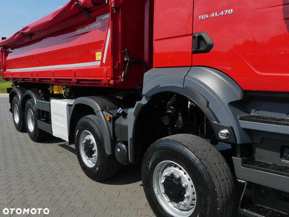 MAN TGS 41.470 / 8x8 / WYWROTKA MEILLER 3-STR HYDROBURTA / MANUAL / - 22