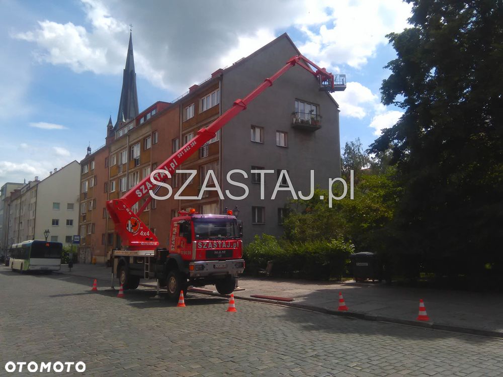 MAN Podnośnik Koszowy Wumag WT 355 4x4  - 35 Metrów w Górę 25 Metrów w Bok Pilot Palfinger Udźwig 400 kg Multitel GSR Ruthmann - 6