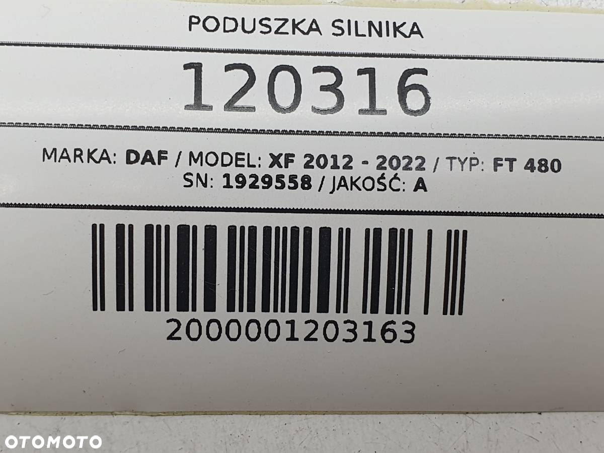 PODUSZKA ŁAPA SILNIKA 1929558 DAF XF 106 LIFT 2021 - 7