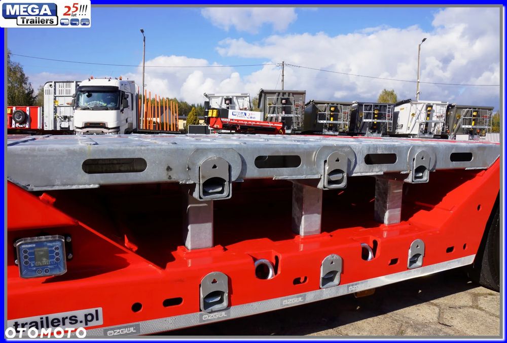 Mega Nisko-podłogowa 3 osie, 18,60 m dł., ZAGŁEBIENIA NA KOŁA pod maszyny leśne i budowlane !!! - 24