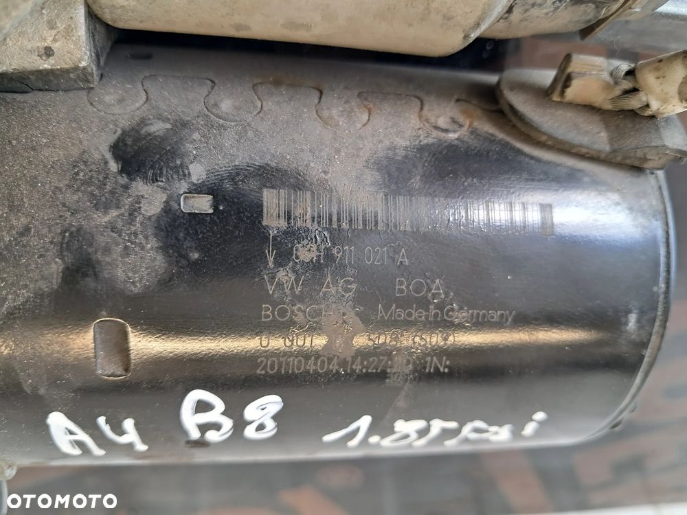Rozrusznik Silnika 1.8 2.0TFSI 06H911021A Audi A4 B8 A5 8T Q5 - 6