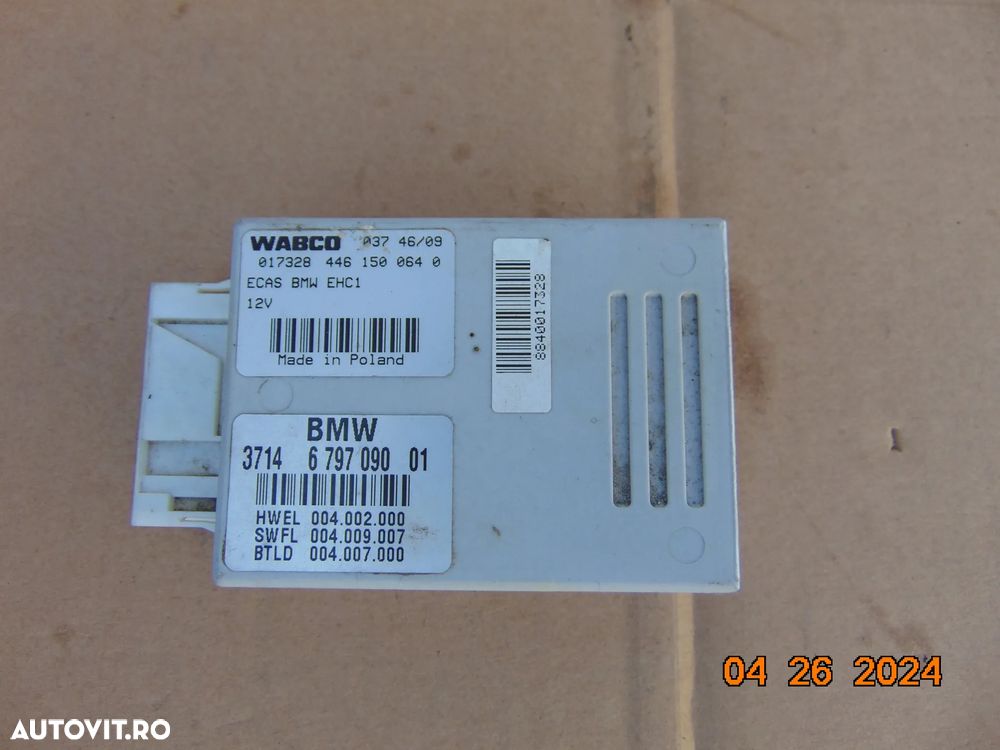 Modul control suspensie BMW f07 seria 5 gt f01 f02 modul merne aer cod - 2