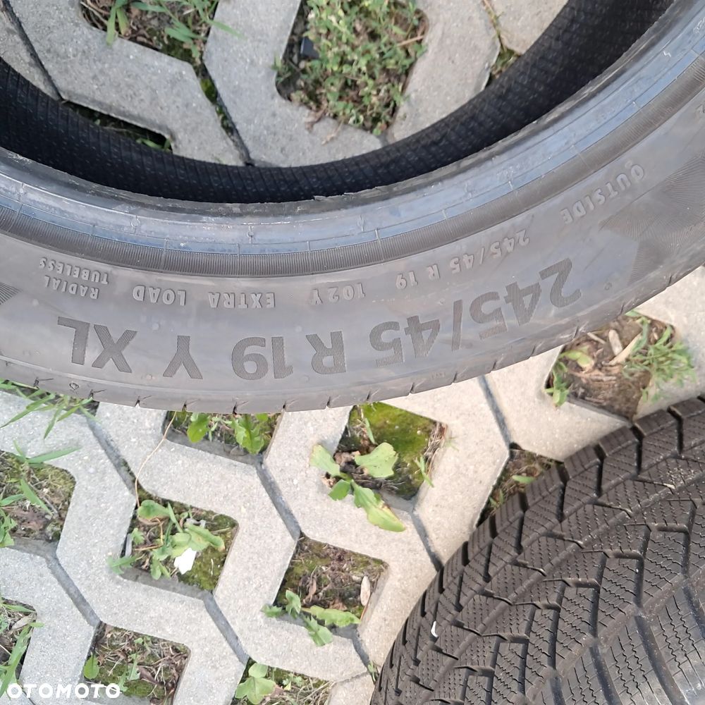 Opony letnie Continental para 2szt 245/45/19 245/45R19 tucson v-klasa 2x7mm - 3
