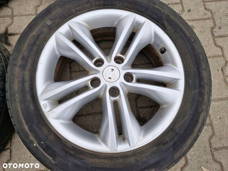 nissan qashqai i j10 felgi aluminiowe alufelgi 17 cali 6,5j et40 5x114.3 - 6