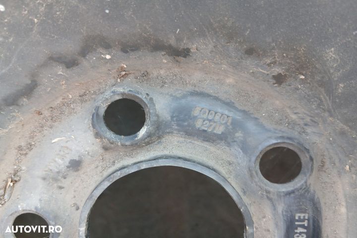 Roata de rezerva R15 6Q0601027M 195/55 R15 6JX15H2 ET48 6Q0601027M 19 - 5