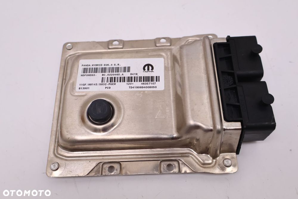 FIAT PANDA III KOMPUTER STEROWNIK SILNIKA 46357107 - 3