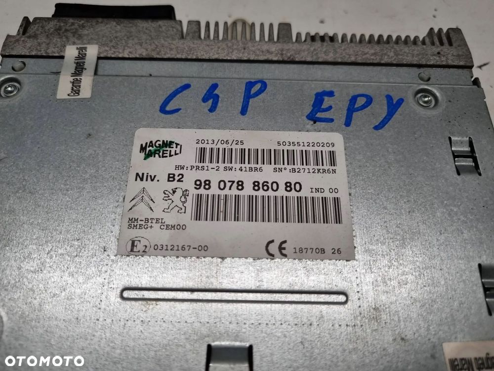 citroen peugeot radio 9807886080 oryginał cd - 3