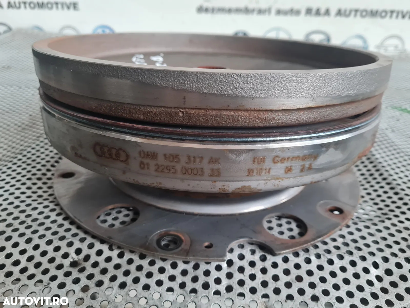 Volanta Masa Dubla Cutie Automata Audi A5 A4 B8 2.0 Tdi Euro 5 Motor CJC Cutie Automata NYM An 2012-2013-2014-2015 Volan Stanga Cod 0AW105317AK Dezmembrez Audi A5 Facelift 2.0 Tdi Automat Motor CJC Cutie Automata NYM Volan Stanga Xenon Piele An 2012-2013-2014-2015 - 7