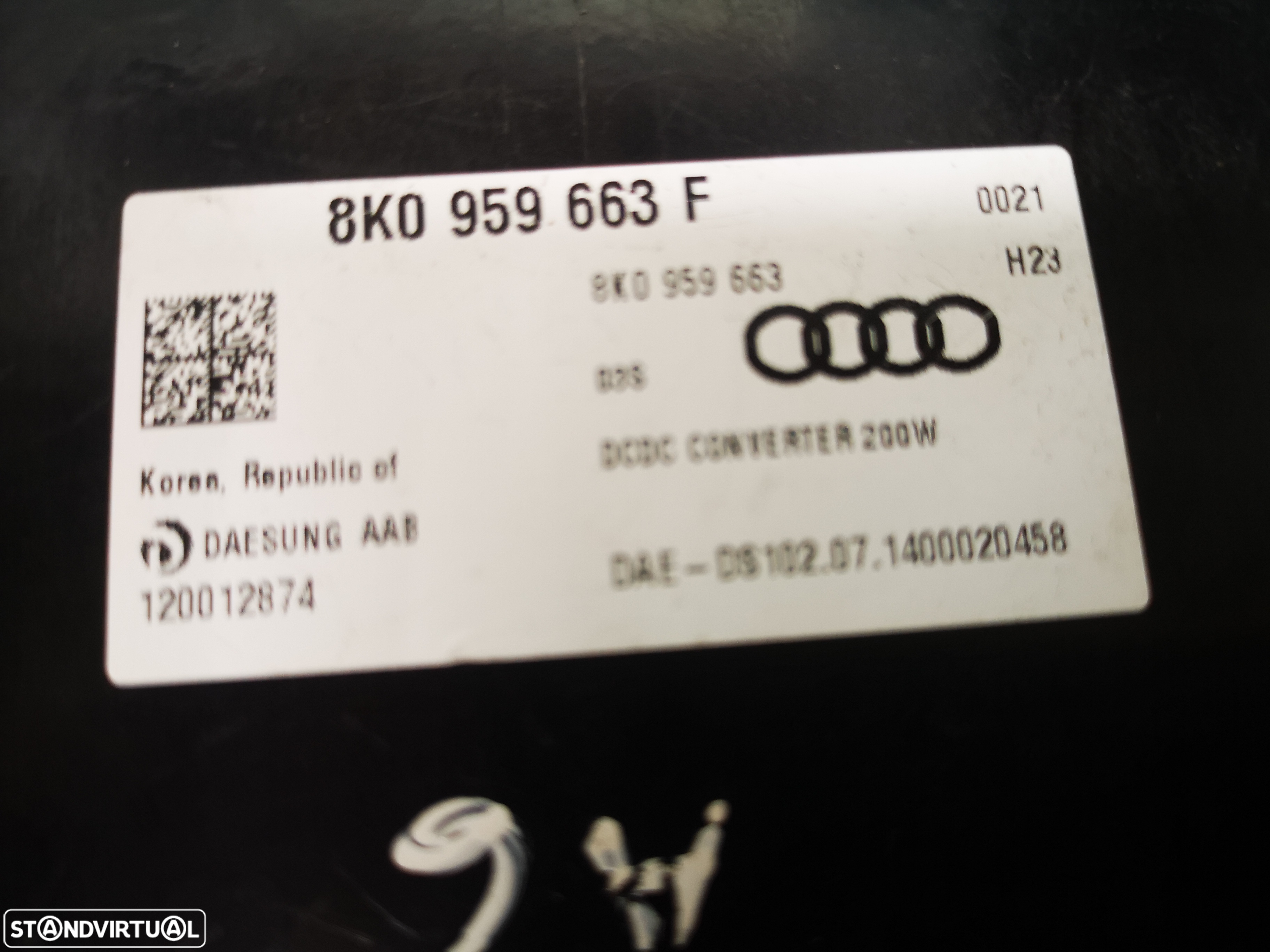 Modulo voltagem audi A4 A5 B8 2008-2014 - 4
