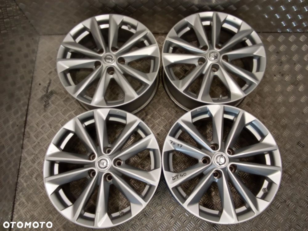 Felgi Nissan Qashqai Juke Altima Leaf Pulsar 7Jx17 et40 5x114,3 CZUJNIKI - 3