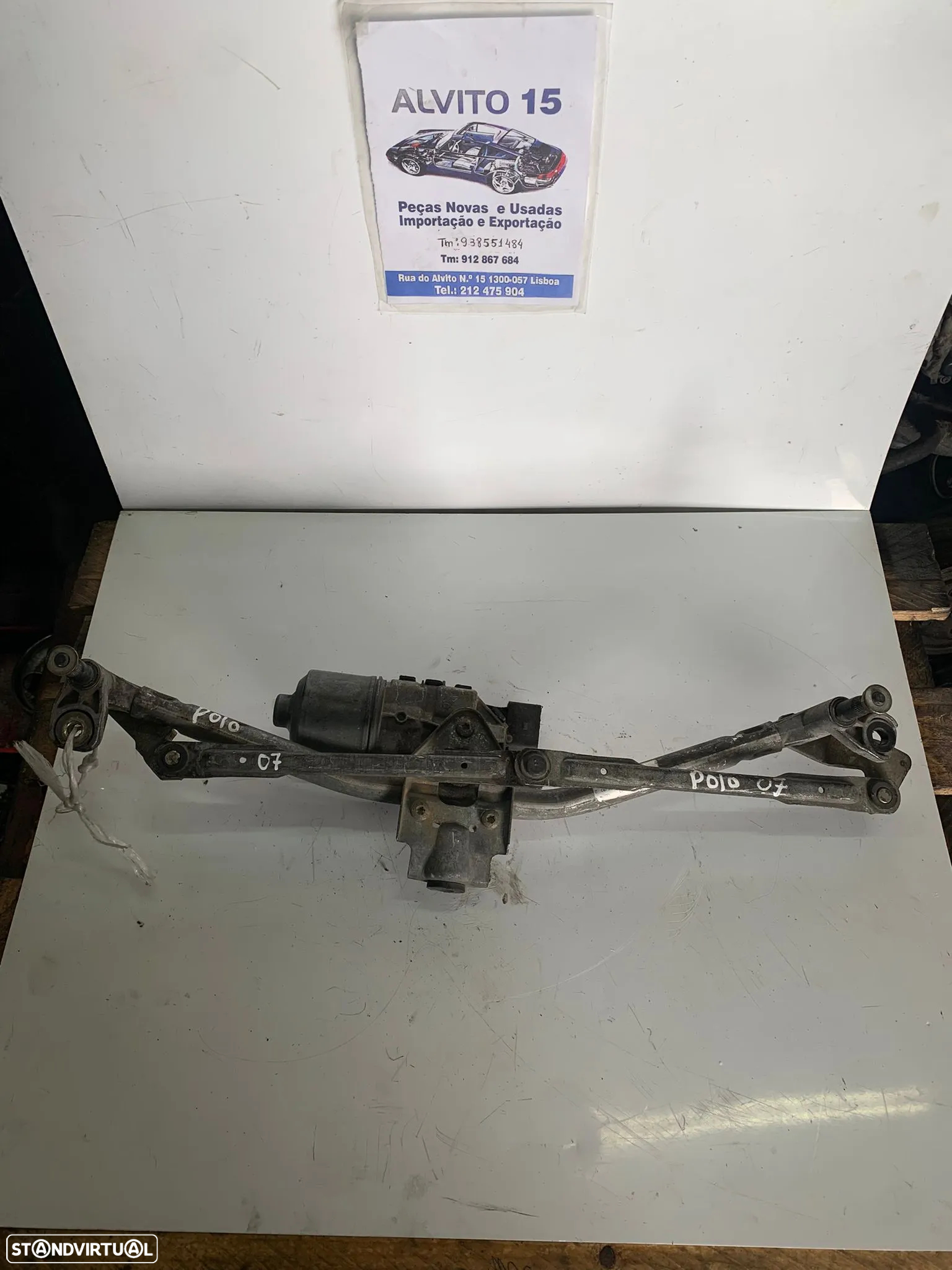 Motor limpa para-brisas Polo 2007 - 2