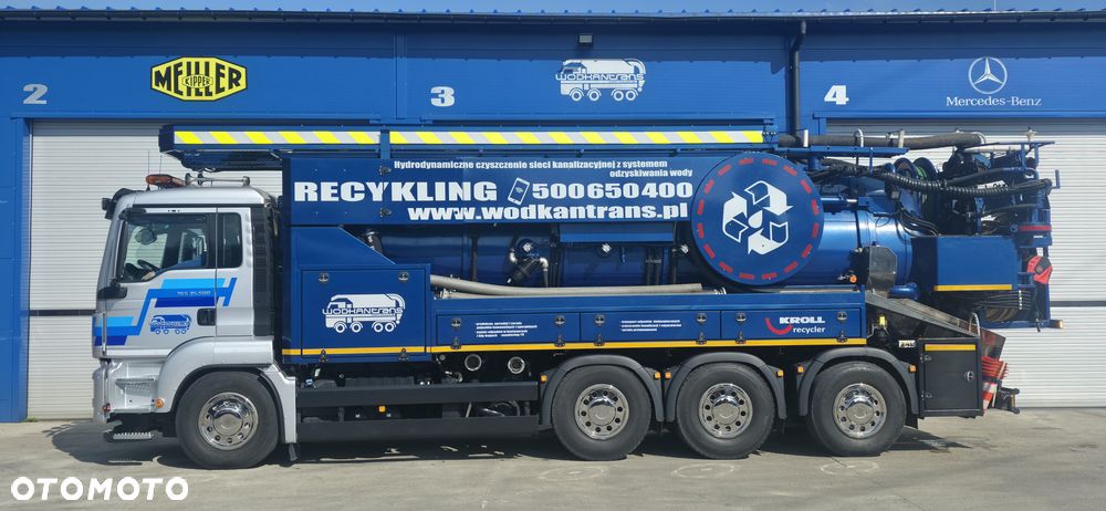 MAN TGS 35.500 KROLL Recycler CVS 3100 URACA P4-45 540ll/175bar - 4