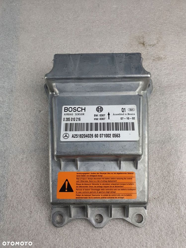 MODUŁ PODUSZEK AIRBAG W251 R-KLASA A2518204026 - 4