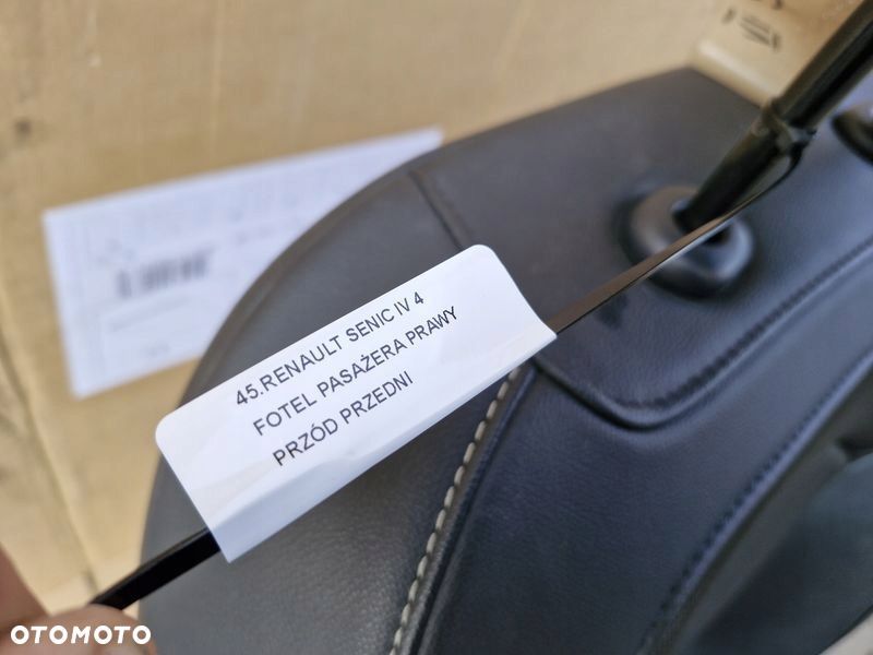 RENAULT SCENIC IV 4 FOTEL PASAŻERA PRAWY PRZÓD PRZEDNI - 8