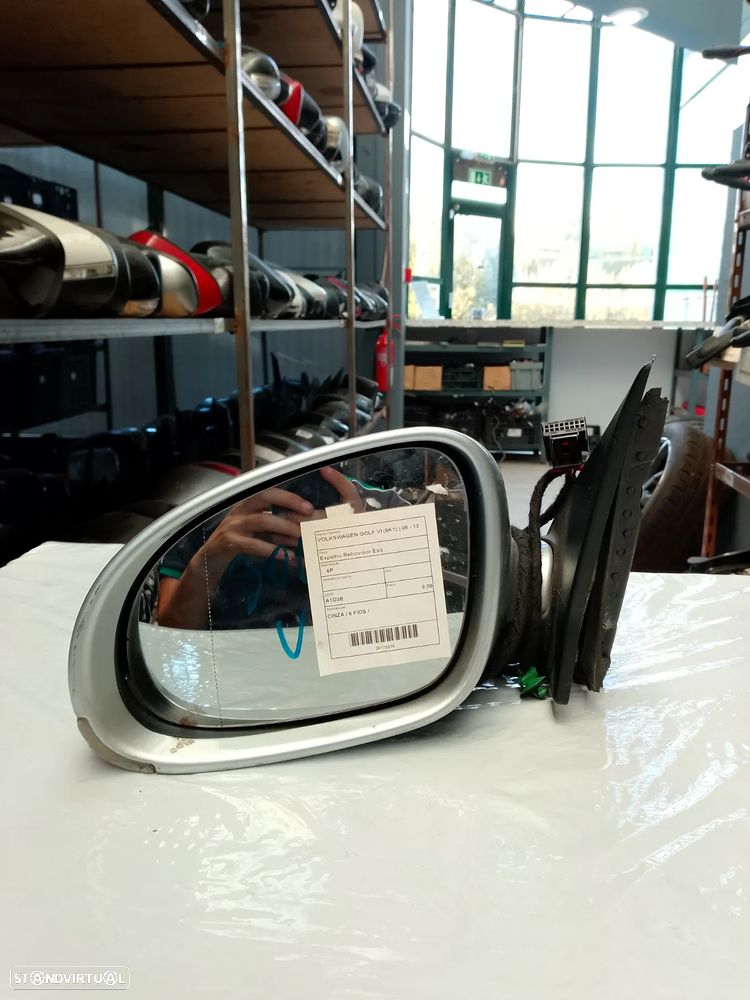 RETROVISOR ESQUERDO VOLKSWAGEN GOLF VI 08- / PISCA PARTIDO - 1