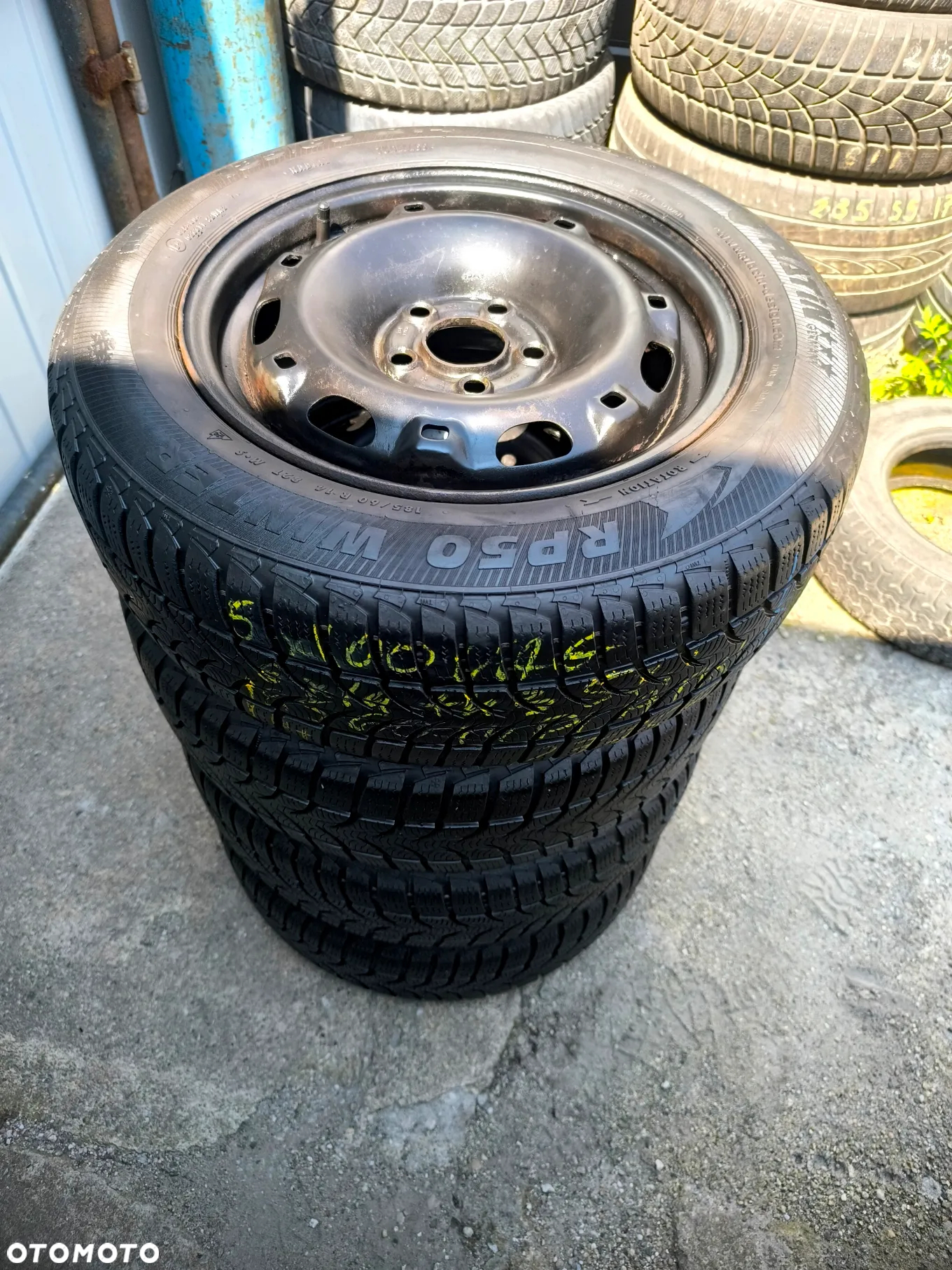 5x100 Felgi Stalowe Stal 14 Koła Zimowe Zima SKODA FABIA PRAKTIK ROOMSTER RAPID SEAT IBIZA CORDOBA TOLEDO IV 4 VW FOX POLO Legnica ALU-RAD 185/60 6,5mm - 2