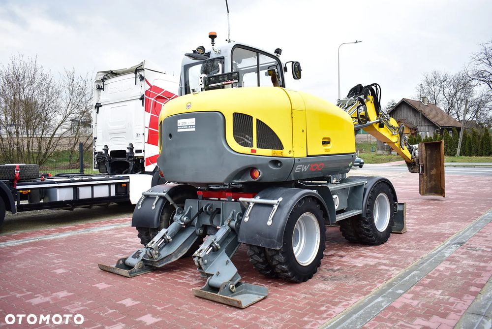 Wacker Neuson EW 100 Koparka kołowa 10.5 T/ Powertilt/ 4 Łyżki/ Podpory + Pług/ 2021/ 3.700 Mth/ Sprowadzona z Austri ! - 14