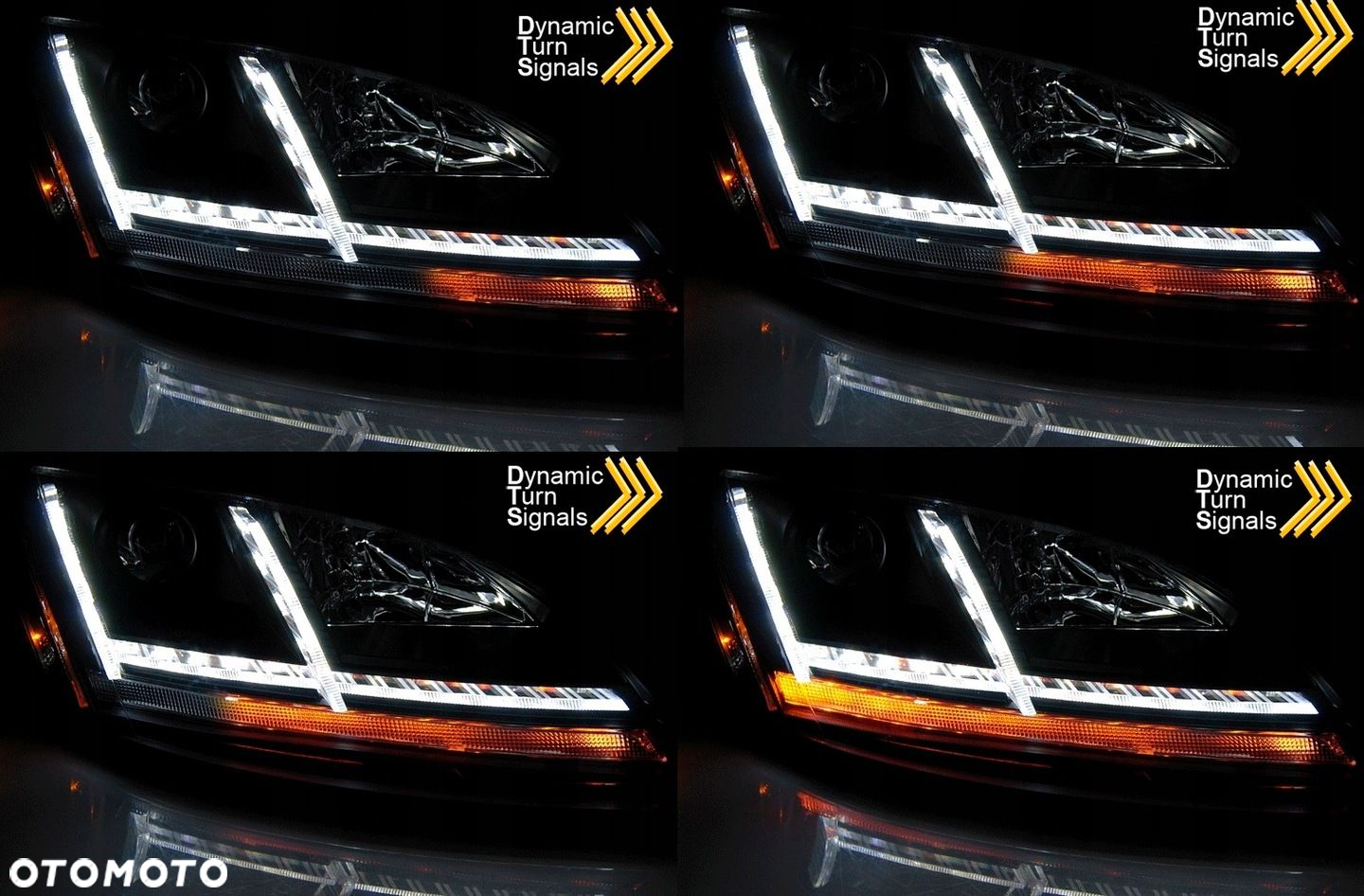 Reflektor Lampa Bi-Xenon kpl Diody Soczewka Clear Czarne Audi TT 8j 06-10 - 3