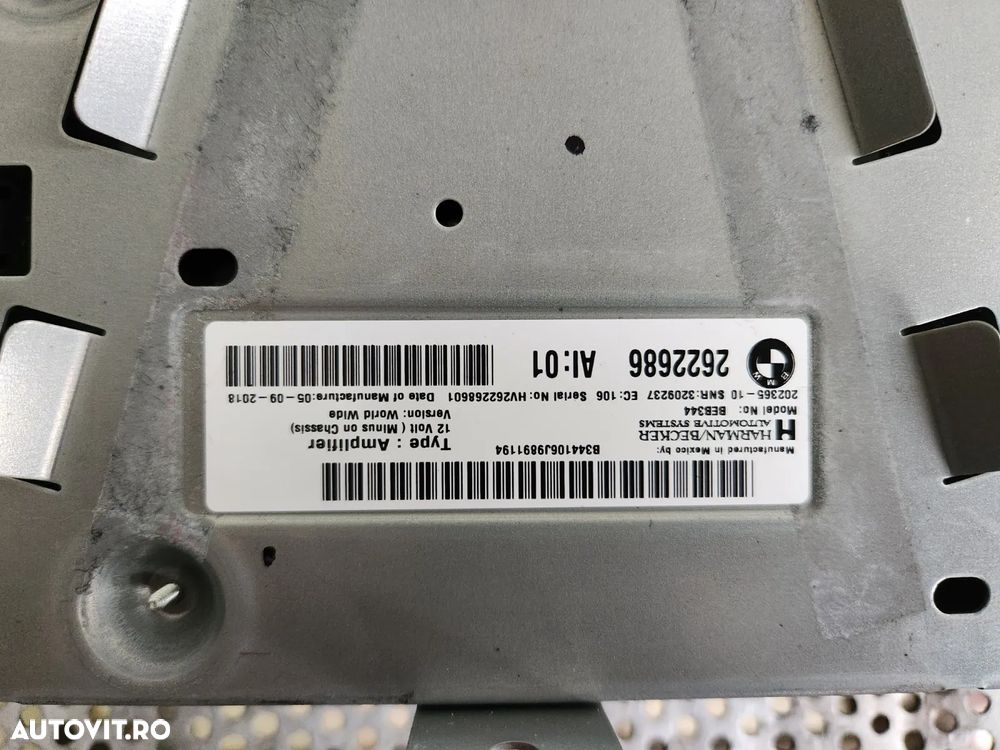 Statie Amplificator Bmw X3 X4 G01 G02 Harman Becker Cod  Dezmembrez Bmw X3 G01 - Dezmembrari Arad - 6