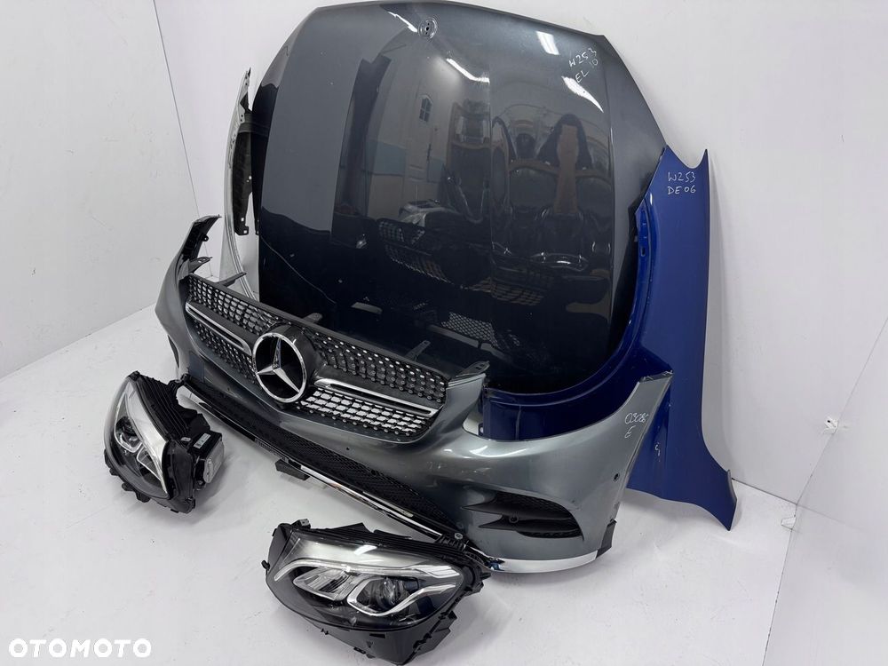 PRZÓD MERCEDES GLC X253 W253 A253 AMG MASKA ZDERZAK BŁOTNIKI LAMPY - 3