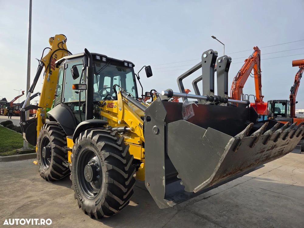 New Holland ROTI EGALE, 89kW-120CP, BRAT extensibil adanc sapare 6m, Powershift, cupa mulfufntionala 4x1 cu FURCI, Anvelope Michelin, Aer conditionat, Cutie automata, Radio, Certificat CE, garantie 1 an, posibilitate leasing 4 ani, PROMOTIE 86.900 EUR+Tva - 17