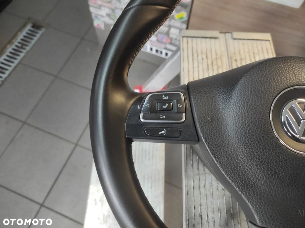 KIEROWNICA 3 RAMIENNA SKÓRA SKÓRZANA MULTIFUNKCJA R LINE VW TIGUAN PASSAT B6 B7 CC SIROCCO CADDY GOLF 5 6 TOURAN EOS POLO 5 6 WYSYŁKA !!! - 4