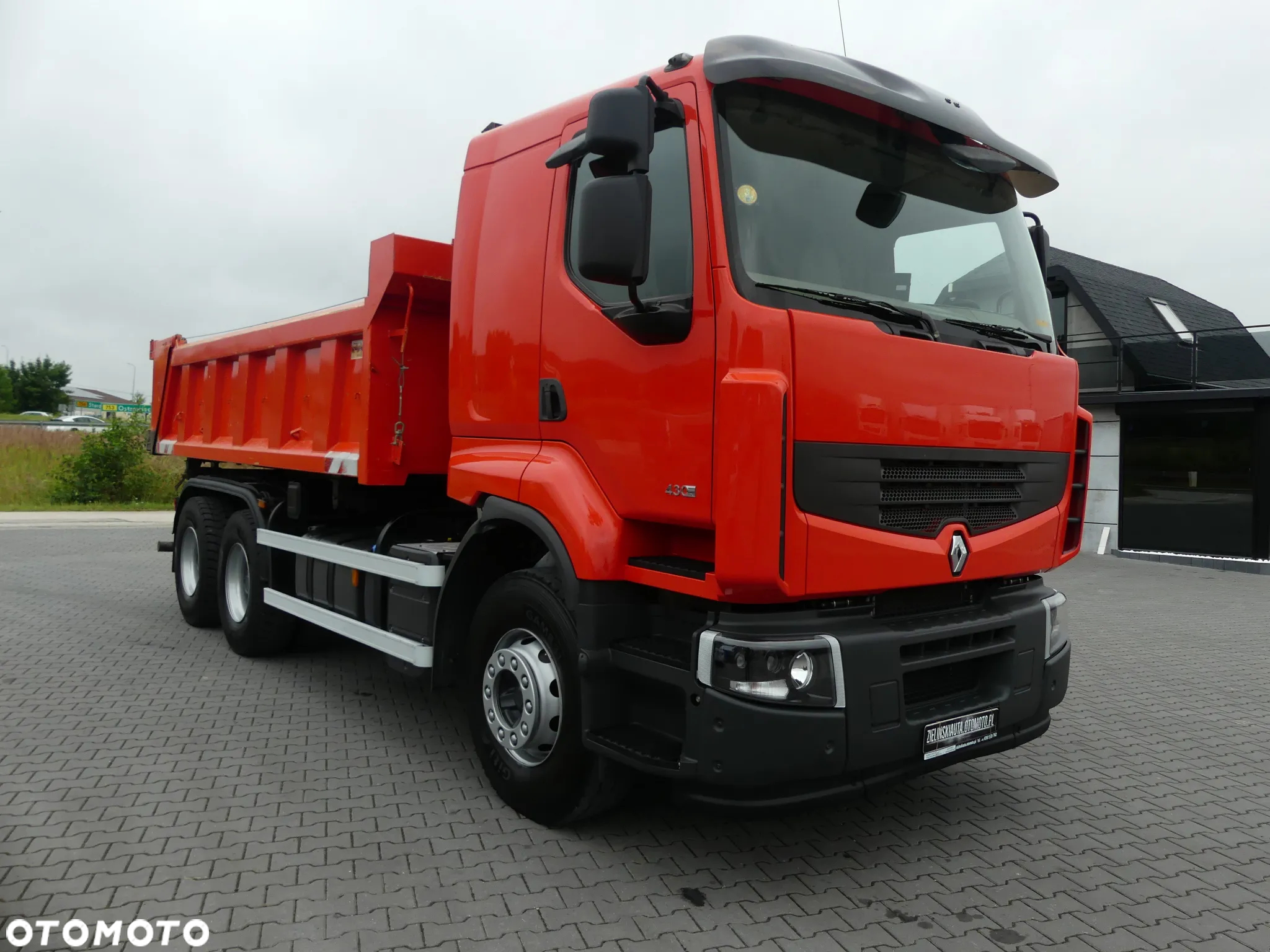 Renault LANDER 430DXI / 6x4 / WYWROTKA 2-str / HYDROBURTA / RETARDER / - 11