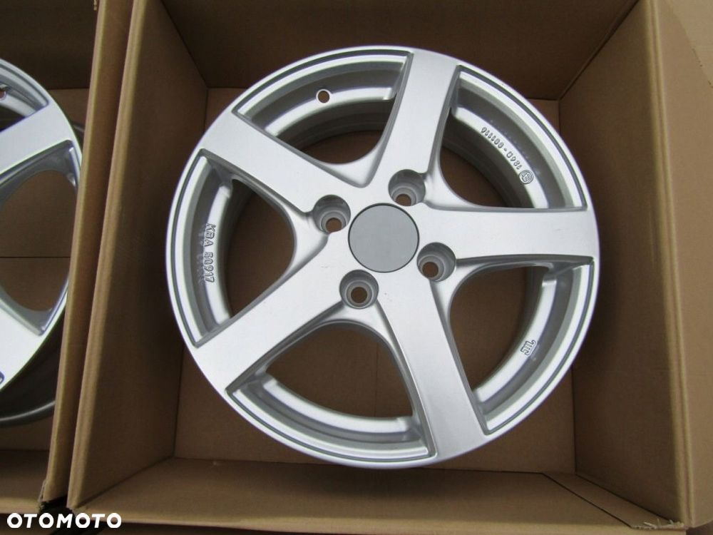 4x Felgi 14 Toyota Aigo I II Citroen C1 I II Peugeot 107 108 Alutec Germany - 6