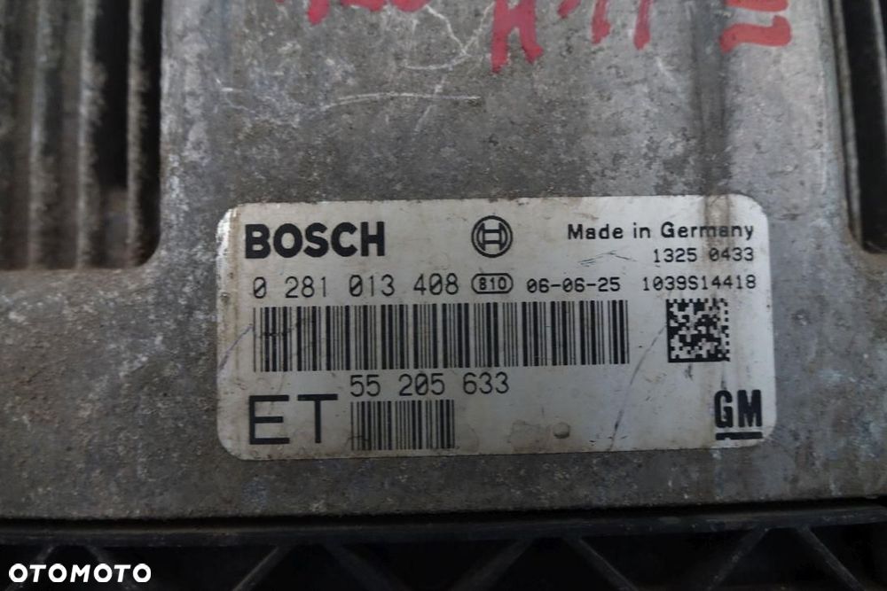 STEROWNIK SILNIKA ECU KOMPUTER OPEL VECTRA C 1.9 CDTI  55205633 - 2
