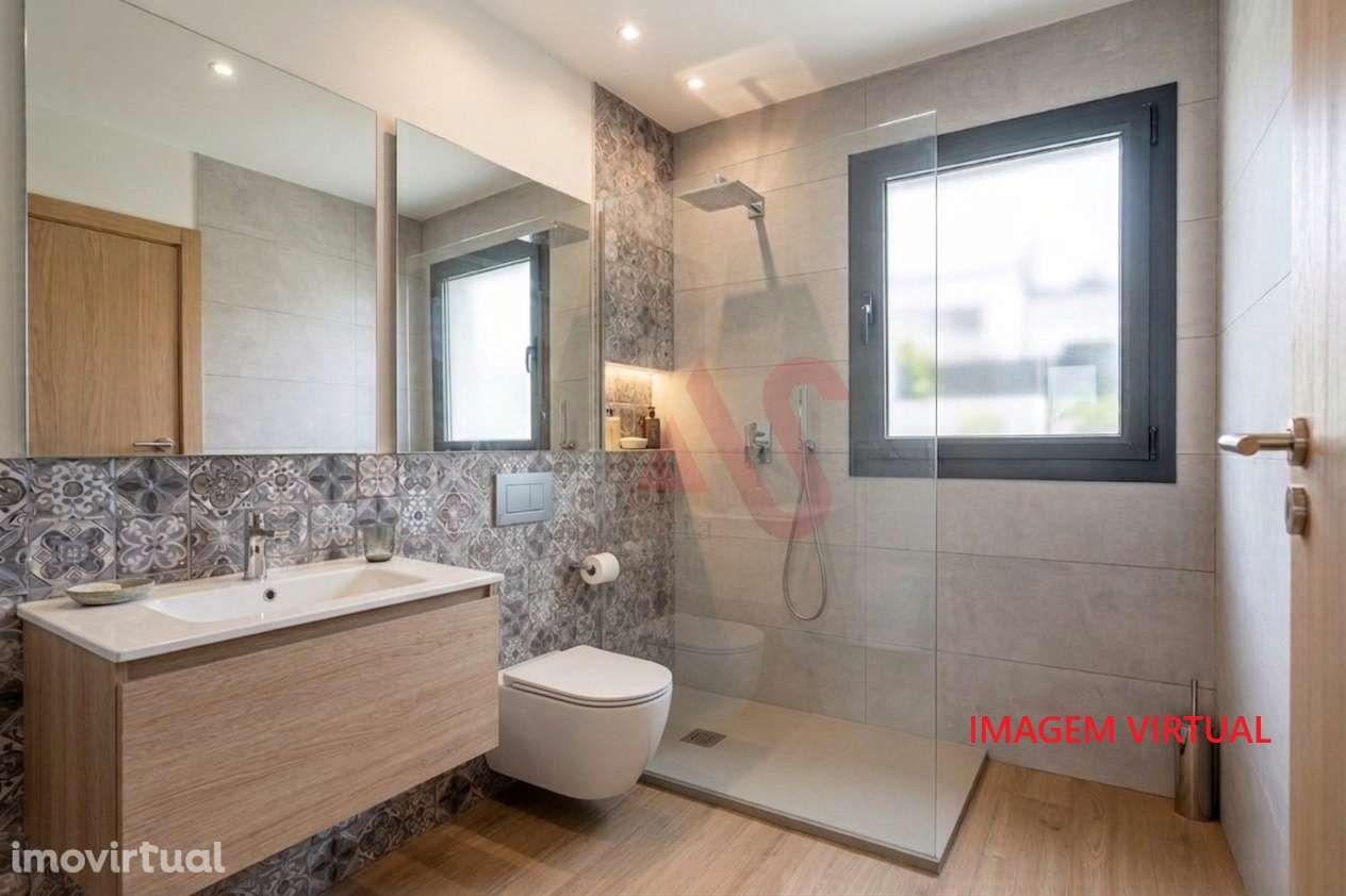 Apartamento T1 NOVO com TERRAÇO, 1 quarto, roupeiro embutido, Infias, - Grande imagem: 4/19