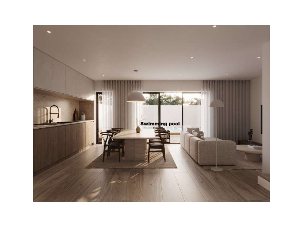 Condomínio Privado em Construção - 4 Moradias Familiares com Piscin... - Grande imagem: 4/9