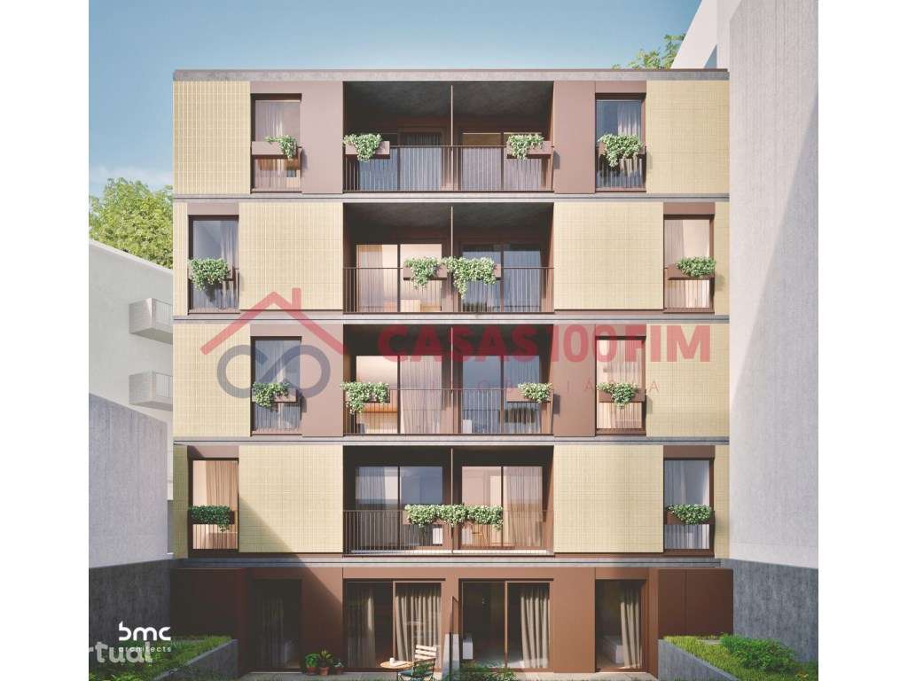 T0+1 com terraço Matosinhos - Grande imagem: 4/12