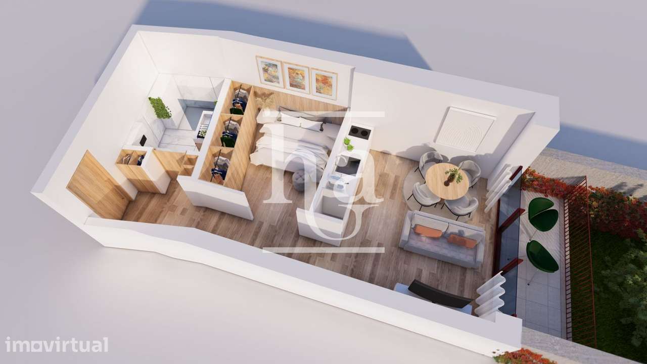 T0 novo com jardim ao Campo 24 Agosto - Grande imagem: 3/18