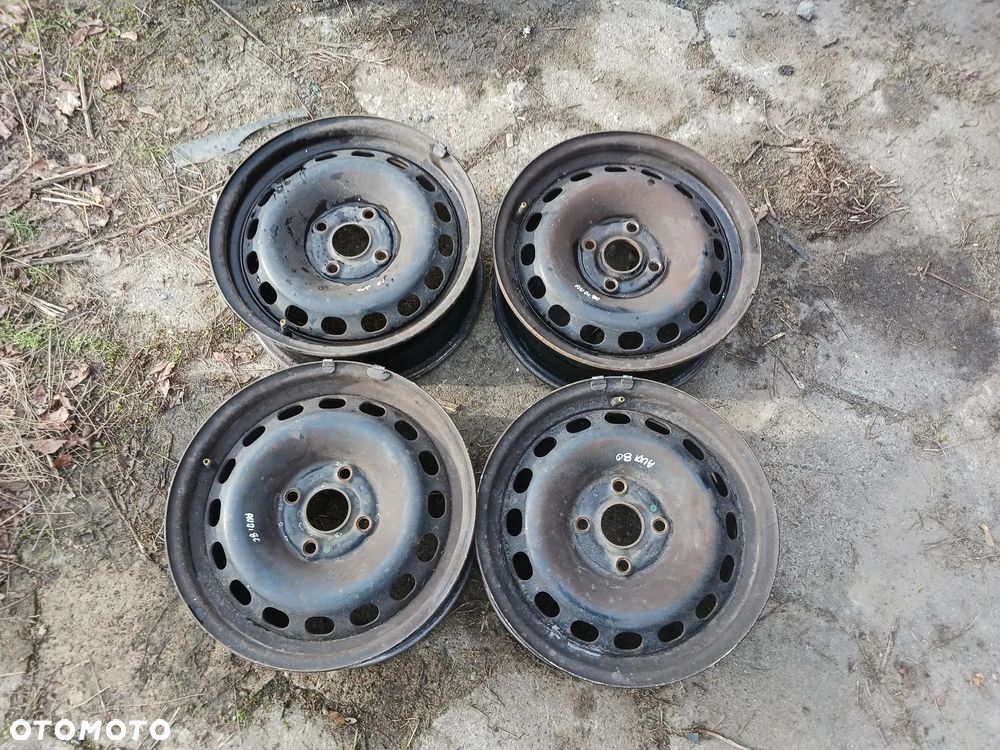 Felgi stalowe Audi 80 B4 15 ET37 6JX15H2 4x108 57,1 komplet - 1