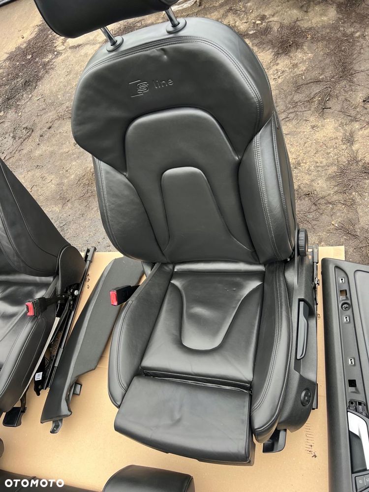 audi a5 8t lift sline sportback fotele kanapa skóra grzane s-line kpl. - 13