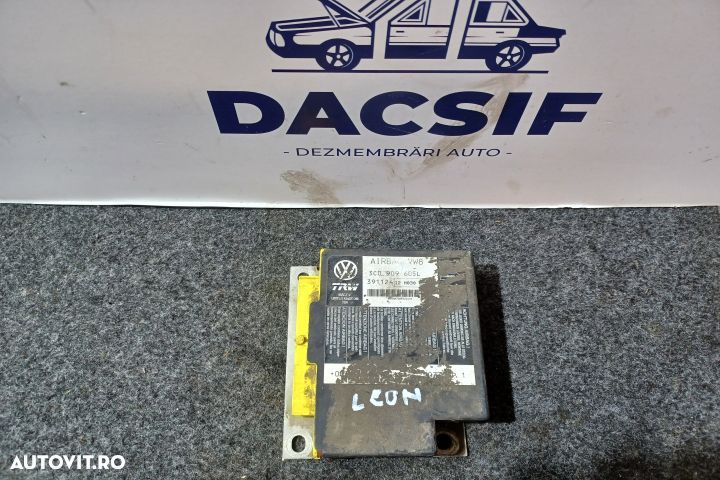 Calculator airbag 3C0909605L Seat Leon 2 1P [2005 - 2009] Hatchback 5 - 1